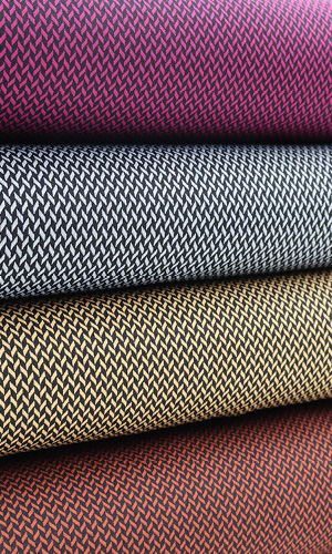 Herbststoffe bei stoffe24.com: Jacquard ZigZag