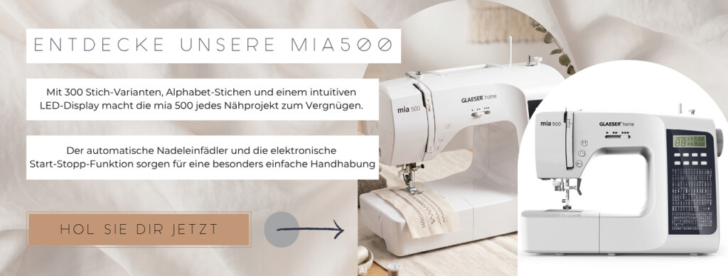 GLAESERhome mia5500 Digitale Nähmaschine