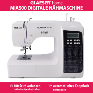 mia500 digitale Nähmaschine inkl. Anschiebetisch