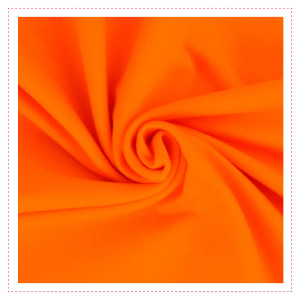 Sweatshirt Stoff - Uni - Orange