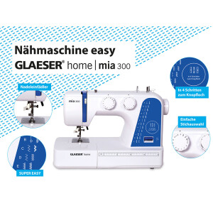 mia300 Nähmaschine inkl. Anschiebetisch