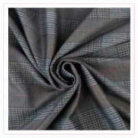 Romanit Jersey - schwarz/grau/hellgrau - Kariert - 40% Viskose 55%Polyester 5% Elasthan