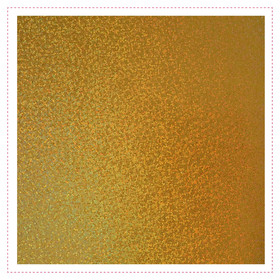 Folienjersey - Hologramm Microdots in Gold