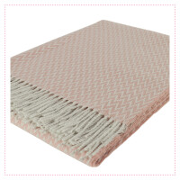 Baumwolldecke | Plaid/ Wohndecke | Rosa gallery