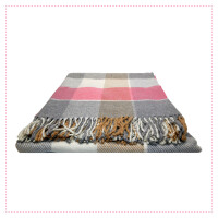 Baumwolldecke | Plaid/ Wohndecke | Rosa/ gallery
