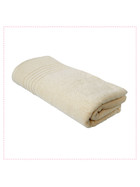 GLAESERhomestyle Dusch Handtuch |100% Baumwoll Duschtücher 3er Set | Hochsaugfähige Frottierhandtücher | Angenehm weich und Flauschiges Dusch-Handtuchset | 70 x 140 cm (champagne)