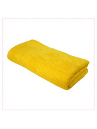 GLAESERhomestyle Dusch Handtuch |100% Baumwoll Duschtücher 3er Set | Hochsaugfähige Frottierhandtücher | Angenehm weich und Flauschiges Dusch-Handtuchset | 70 x 140 cm (gelb)