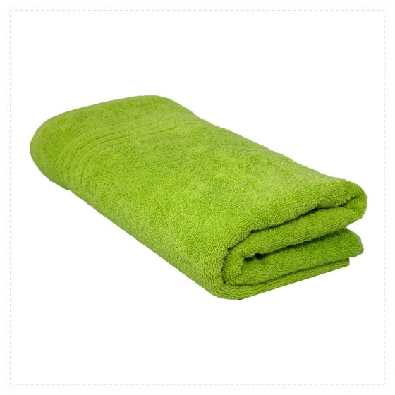 GLAESERhomestyle Dusch Handtuch |100% Baumwoll Duschtücher 3er Set | Hochsaugfähige Frottierhandtücher | Angenehm weich und Flauschiges Dusch-Handtuchset | 70 x 140 cm (grün)