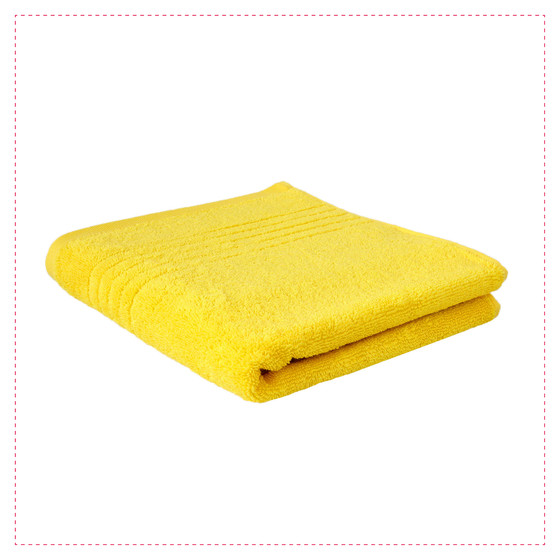 GLAESERhomestyle Handtuch |100% Baumwoll Handtücher 6er Set | Hochsaugfähige Frottierhandtücher | Angenehm weich und Flauschiges Handtuchset | 50 x 100 cm (gelb)