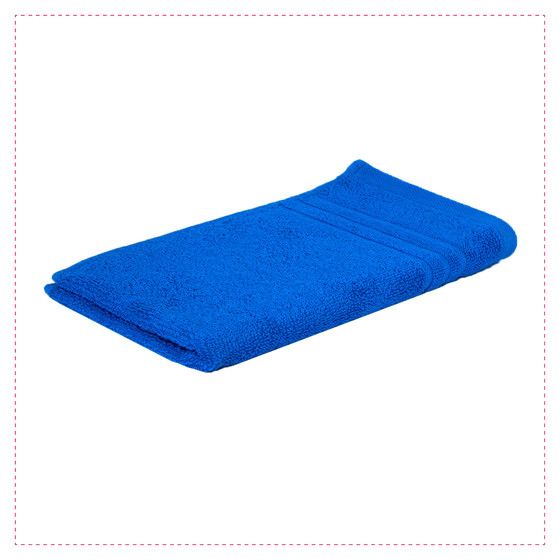GLAESERhomestyle Gäste Handtuch |100% Baumwoll Gästetuch 12er Set | Hochsaugfähige Frottierhandtücher | Angenehm weich und Flauschiges Gäste Handtuchset | 30 x 50 cm (blau)