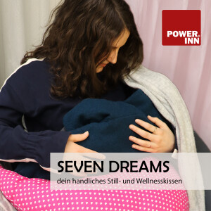 POWER INN® SEVEN DREAMS Stillkissen | ca. 74 x 45cm | Weiß