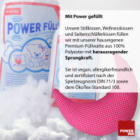 POWER INN® SEVEN DREAMS Stillkissen | ca. 74 x 45cm | Weiß