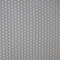 Baumwollpopeline - Silber/Weiß - Punkte - Patchworkstoff 100% Baumwolle - USA Stoffe