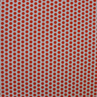 Baumwollpopeline - Weiß/Rot - Punkte - Patchworkstoff 100% Baumwolle - USA Stoffe