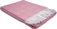 Baumwolldecke | Plaid/ Wohndecke | Rosa gallery
