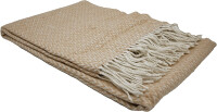 Baumwolldecke | Plaid/ Wohndecke | Beige gallery