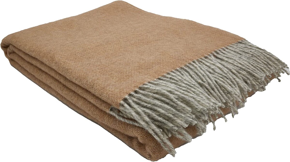 Wohndecke Fair Deluxe Wolle pur | Wolldecke aus 100% Wolle