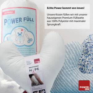 POWER INN® Brustkissen Hope | Weiß | Stützkissen