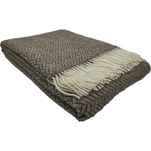 Wohndecke Fair Deluxe Wolle pur | 100% Wolle mit...