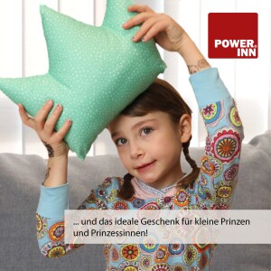 POWER INN® Kronenkissen groß | Märchenfiguren | Dekokissen | Krone