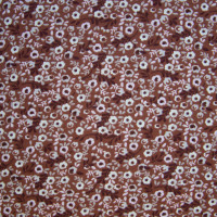Baumwoll Jersey - brauntöne - Blütenrausch - Mischgewebe 95% Baumwolle 5% Elasthan