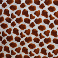 Baumwollpopeline - braun/weiß - Giraffen Flecken - Patchworkstoff100% Baumwolle - USA Stoffe