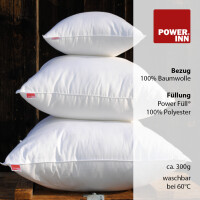 POWER INN® Innenkissen Baumwolle | Quadratisch | 45 x 45 cm