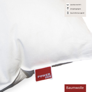 POWER INN – Innenkissen Baumwolle | 60 x 60 cm |...