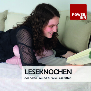 POWER INN® Leseknochen de Luxe | Dunkelrosa | Nackenkissen | Reisekissen