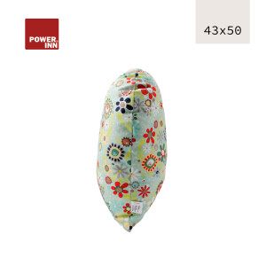 POWER INN® Herzkissen groß | bunte Blumen | Dekokissen Herz