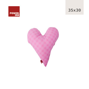 POWER INN® Herzkissen klein | Pink | Dekokissen Herz