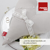 POWER INN® Herzkissen klein | Pink | Dekokissen Herz