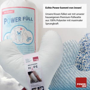 POWER INN® Brustkissen Hope | Marineblau | Stützkissen