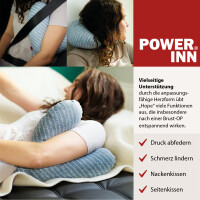 POWER INN® Brustkissen Hope | Rot mit weißen Punkten | Stützkissen