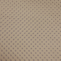 Baumwollpopeline - creme/silber - Punkte - Patchworkstoff 100% Baumwolle
