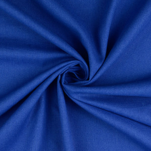 Viskose Leinen - LF -  königsblau - Uni - 40% Viskose 30% Leinen 30% Polyester