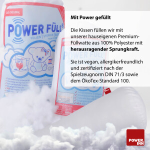 POWER INN® - Schultütenkissen 35 cm | Zuckertüten Innenkissen für Geschwister-Schultüte