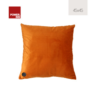 POWER INN&reg; W&auml;rmekissen 45 x 45 cm orange | mit Akku