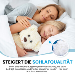 Power F&uuml;ll&reg; F&uuml;llwatte | 1000 g F&uuml;llwatte + Spieluhr "Rock a bye Baby"