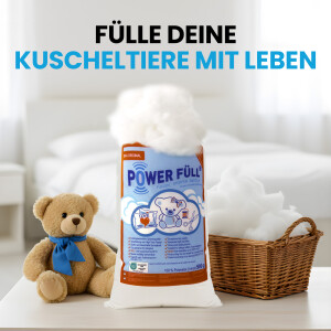 Power F&uuml;ll&reg; F&uuml;llwatte | 1000 g F&uuml;llwatte + Spieluhr "Rock a bye Baby"