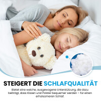 Power Füll® Füllwatte | 1000 g Füllwatte + Spieluhr "Rock a bye Baby"