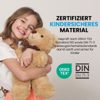 Power Füll® Füllwatte | 1000 g Füllwatte + Spieluhr "Rock a bye Baby"