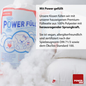 POWER INN® Innenkissen Baumwolle | Rund 30 cm