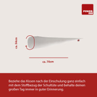 POWER INN Schultütenkissen ca. 85cm + Papprohling 85 cm