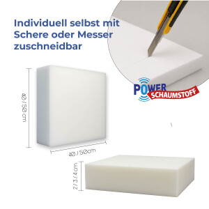 Schaumstoffplatten | Sitzkissen | Verschiedene Qualitäten & Größen