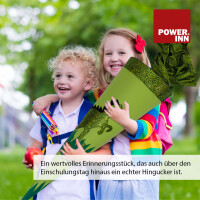 POWER INN® Schultütenkissen Polypropylen ca. 70 cm + Papprohling 70 cm