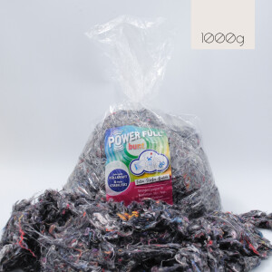 Power Füll® Bunt Füllwatte | 1000 g Stopfmaterial | Bastelwatte