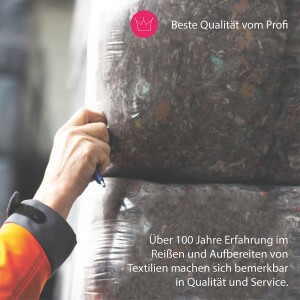 Power Füll® Bunt Füllwatte | 1000 g Stopfmaterial | Bastelwatte